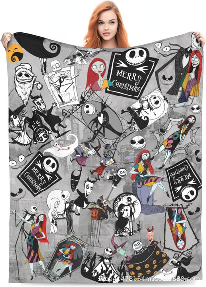 Halloween Cozy Microfiber Throw Blanket